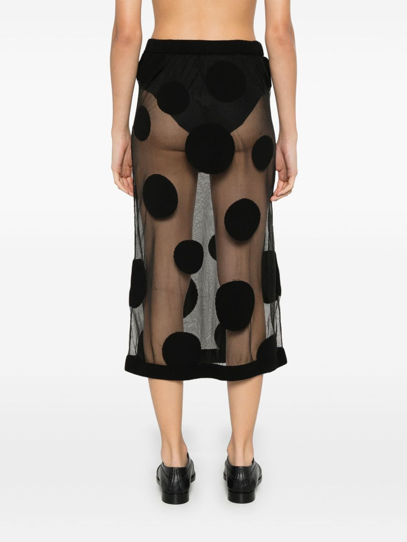 polka-dot midi skirt 4