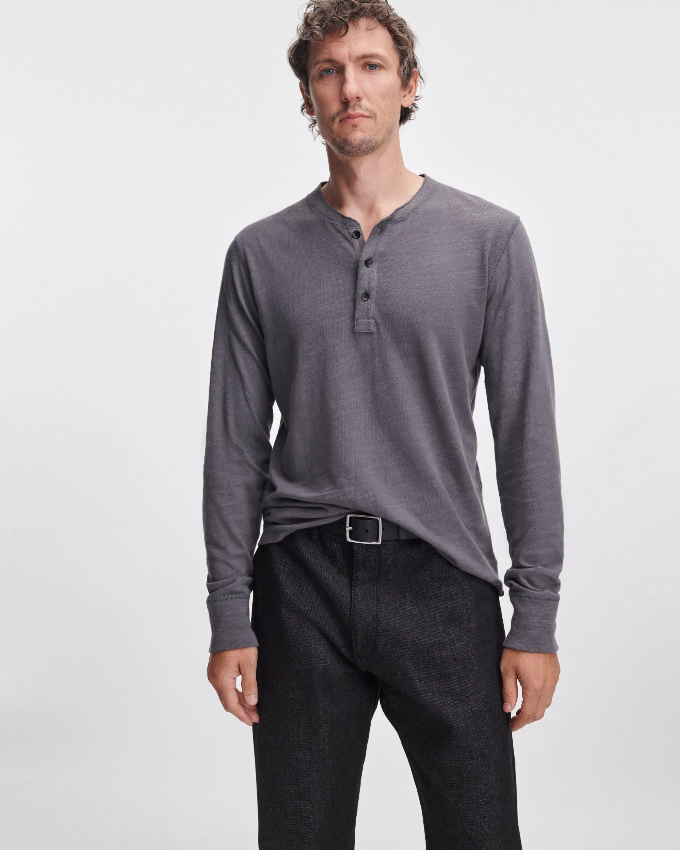 Classic Slub Henley - 1