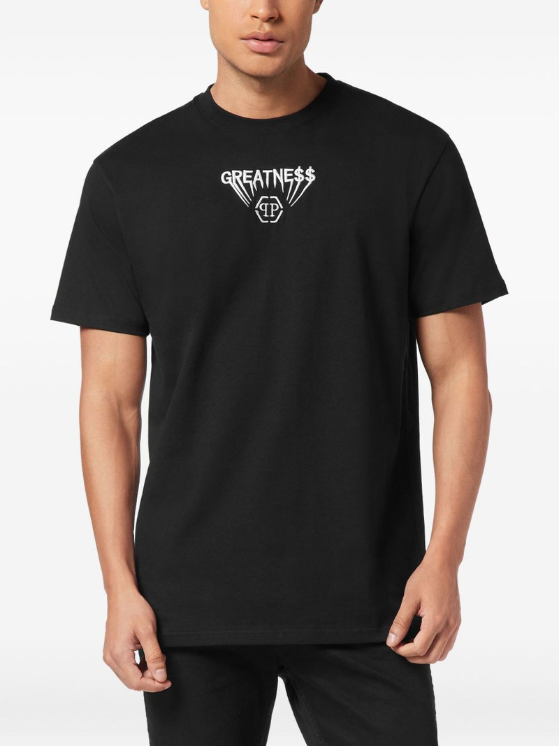 embroidered-logo T-shirt 3