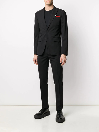 DSQUARED2 single-breasted tailored suit outlook