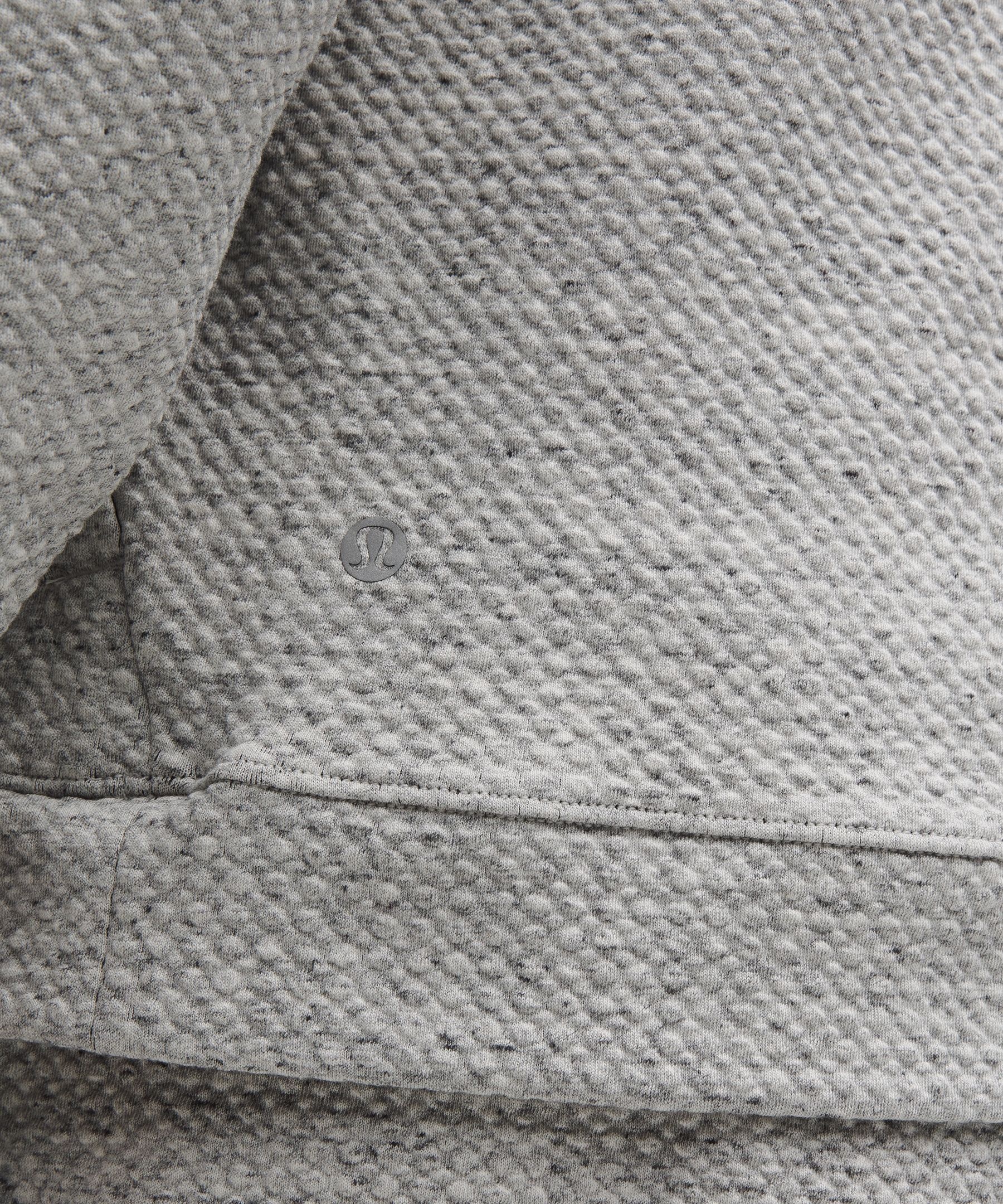 Textured Double-Knit Cotton Half Zip - 6