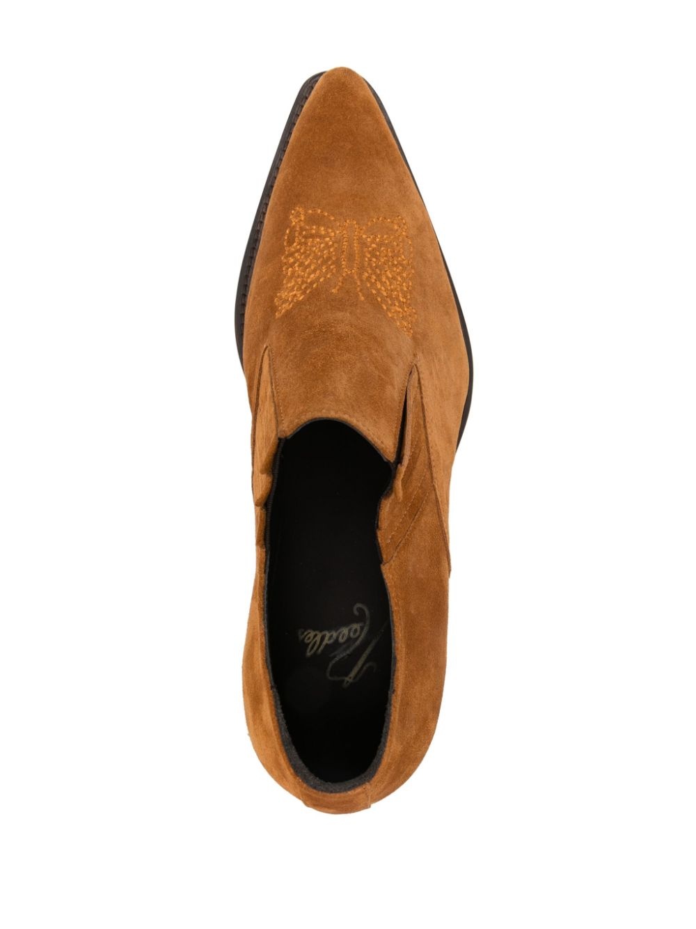 embroidered loafers - 4
