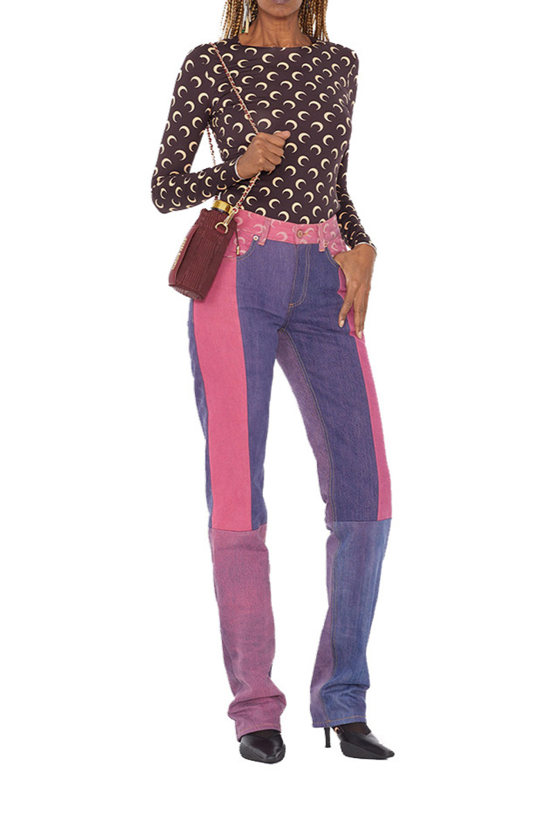 Marine Serre Second Skin Moon Top outlook