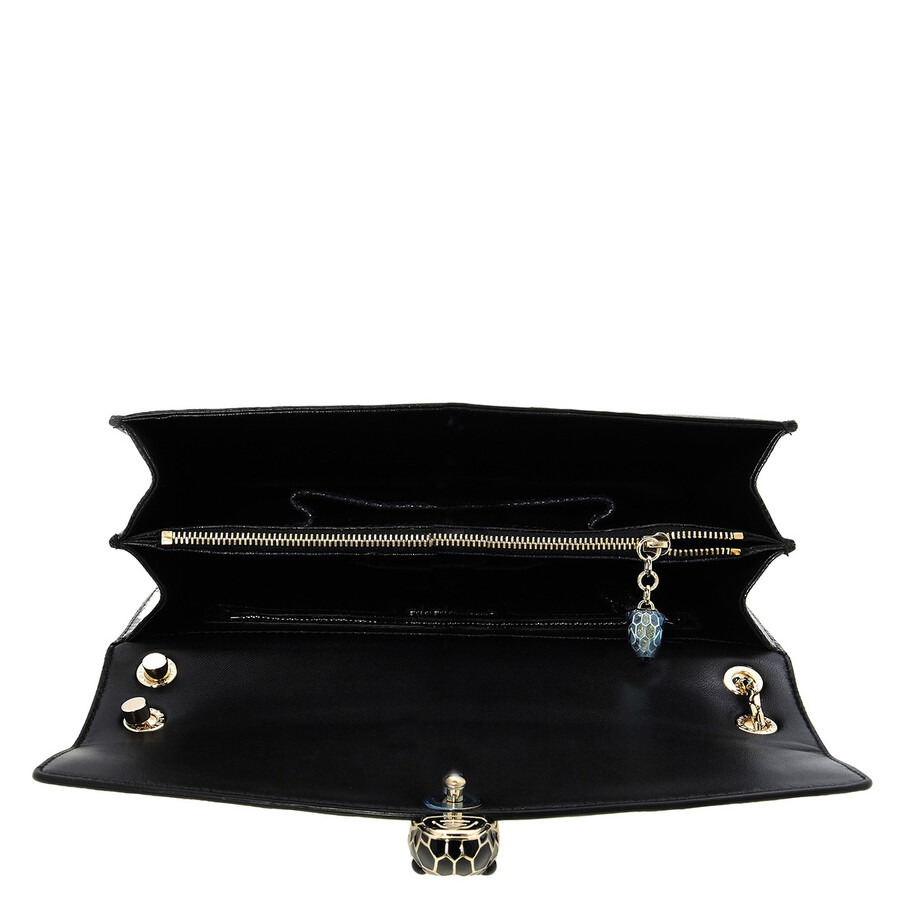 Bvlgari Serpenti Forever Pop-Heart Lizard-Leather Shoulder Bag - 4