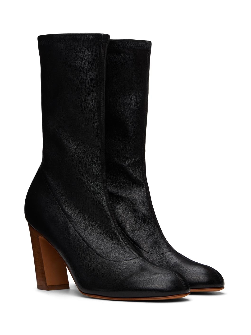 Black 'The Apollo' Heel Boots - 4