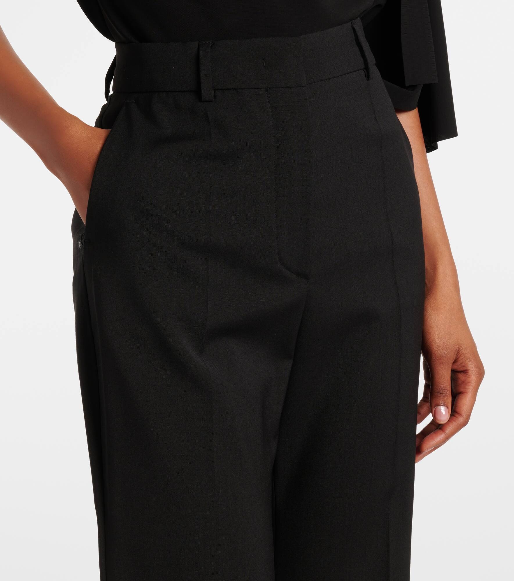 Hangar virgin wool flared pants - 4