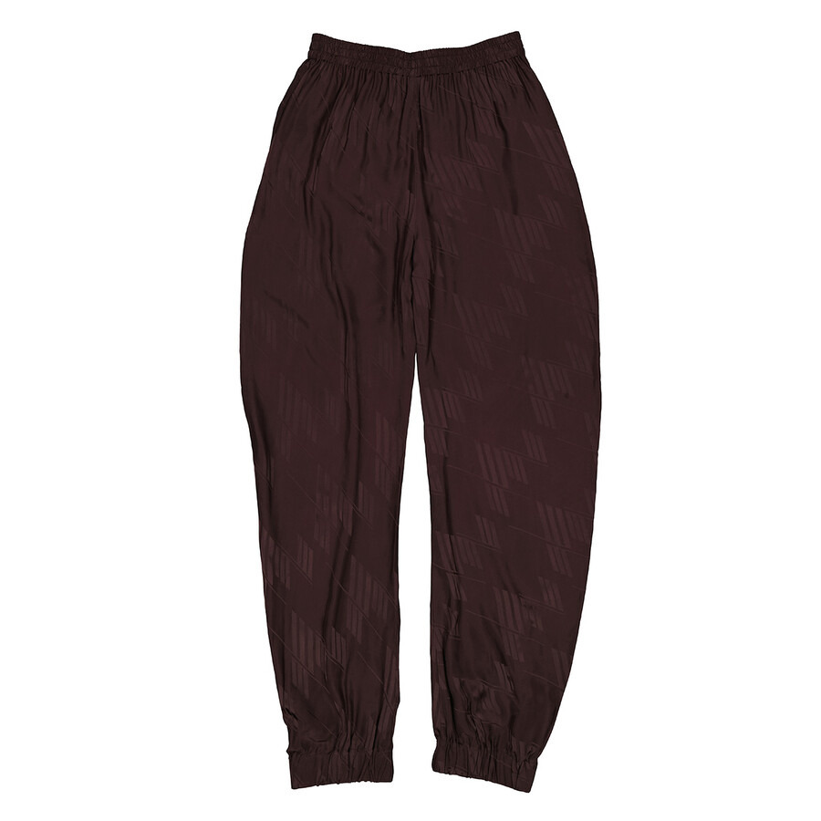 The Attico Ladies Brown âJaggerâ Monogrammed Long Pants - 2