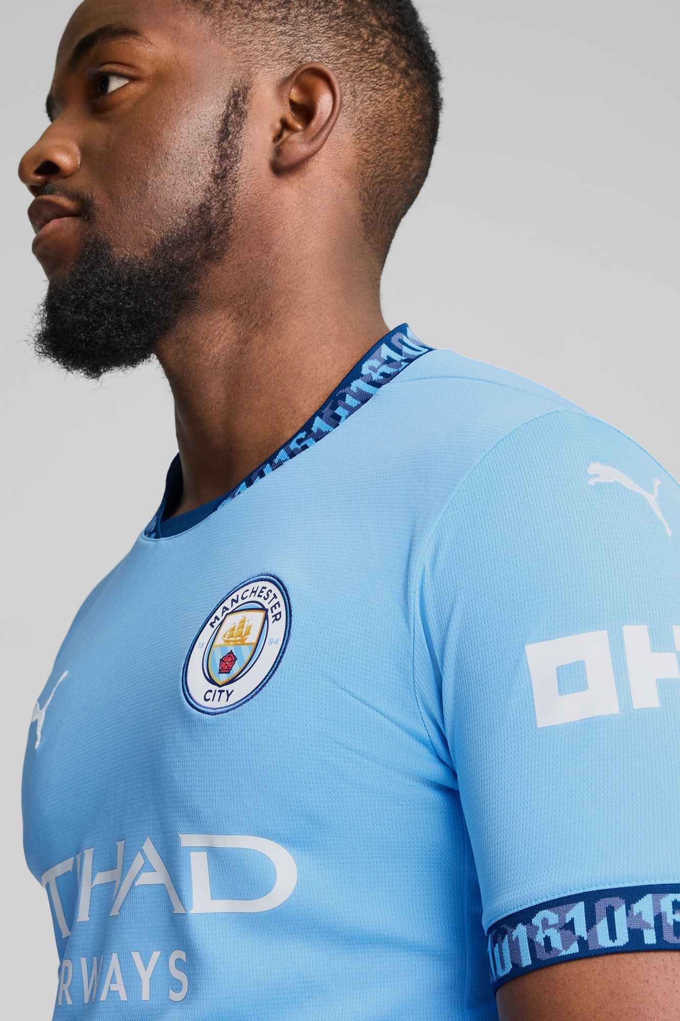 Manchester City 24/25 Men's Replica Home Soccer Jersey - 7