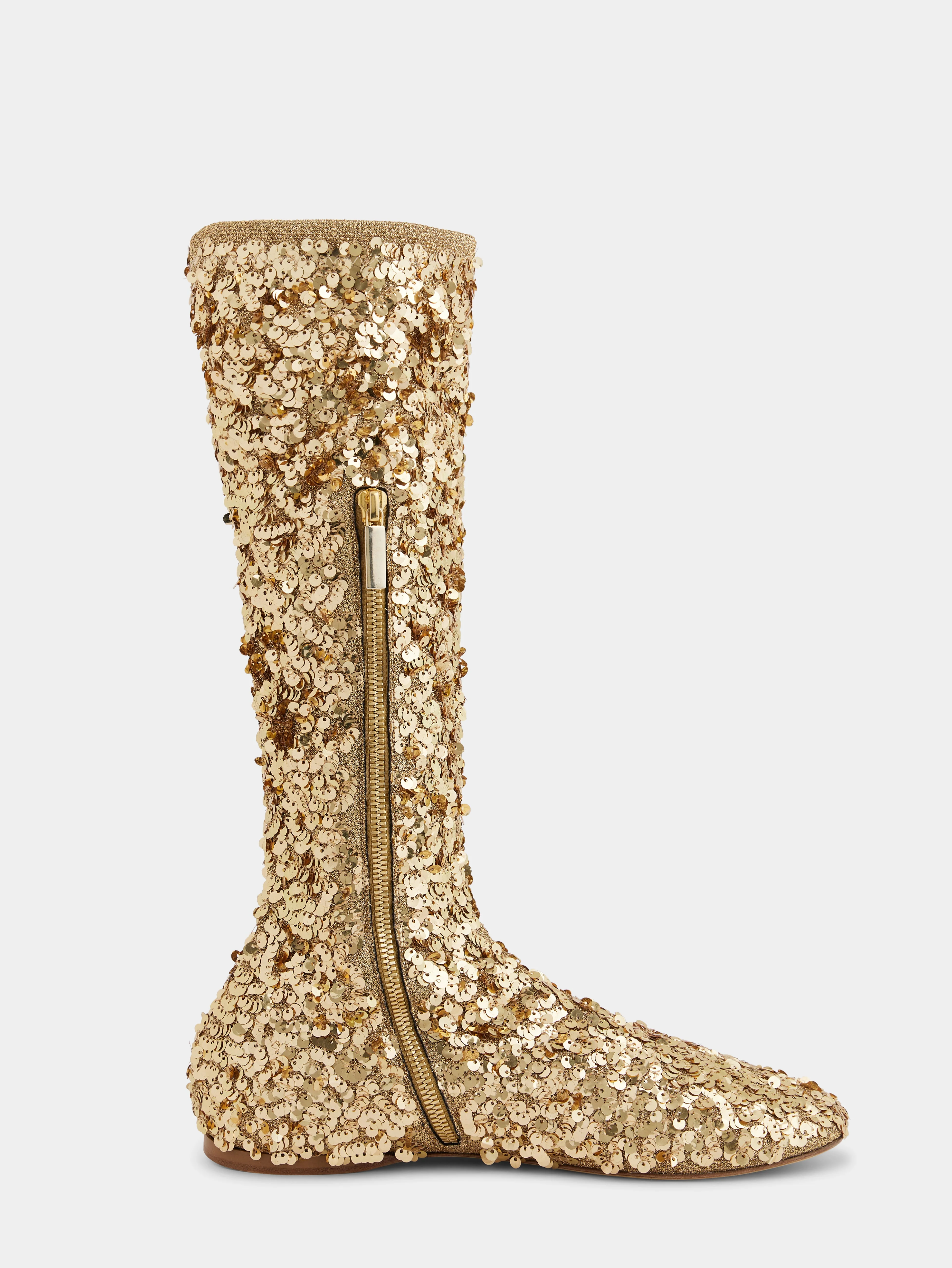 BOOTS WITH SEQUINS - 1