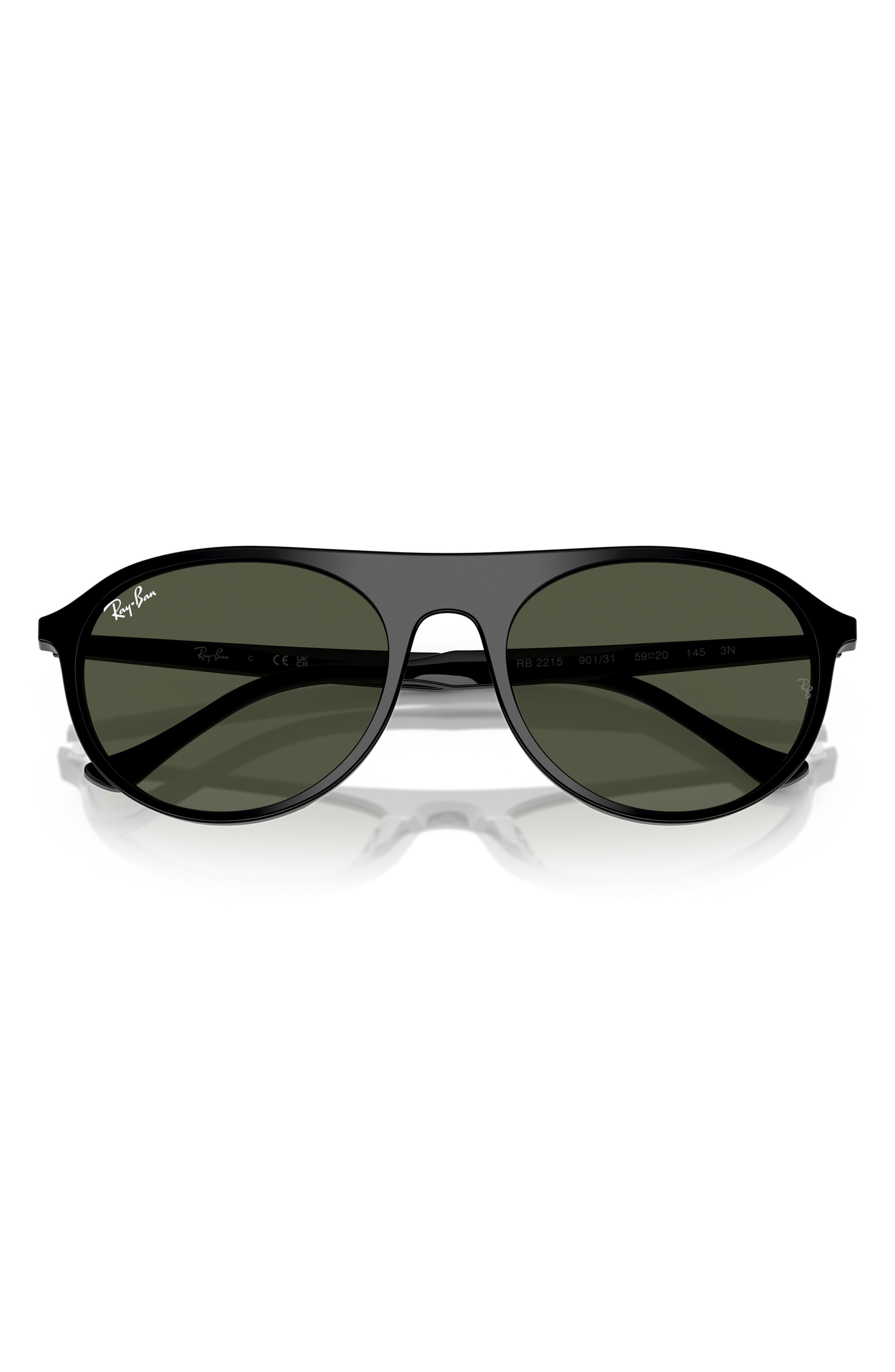 Ray-Ban 59mm Square Sunglasses in Black at Nordstrom - 4