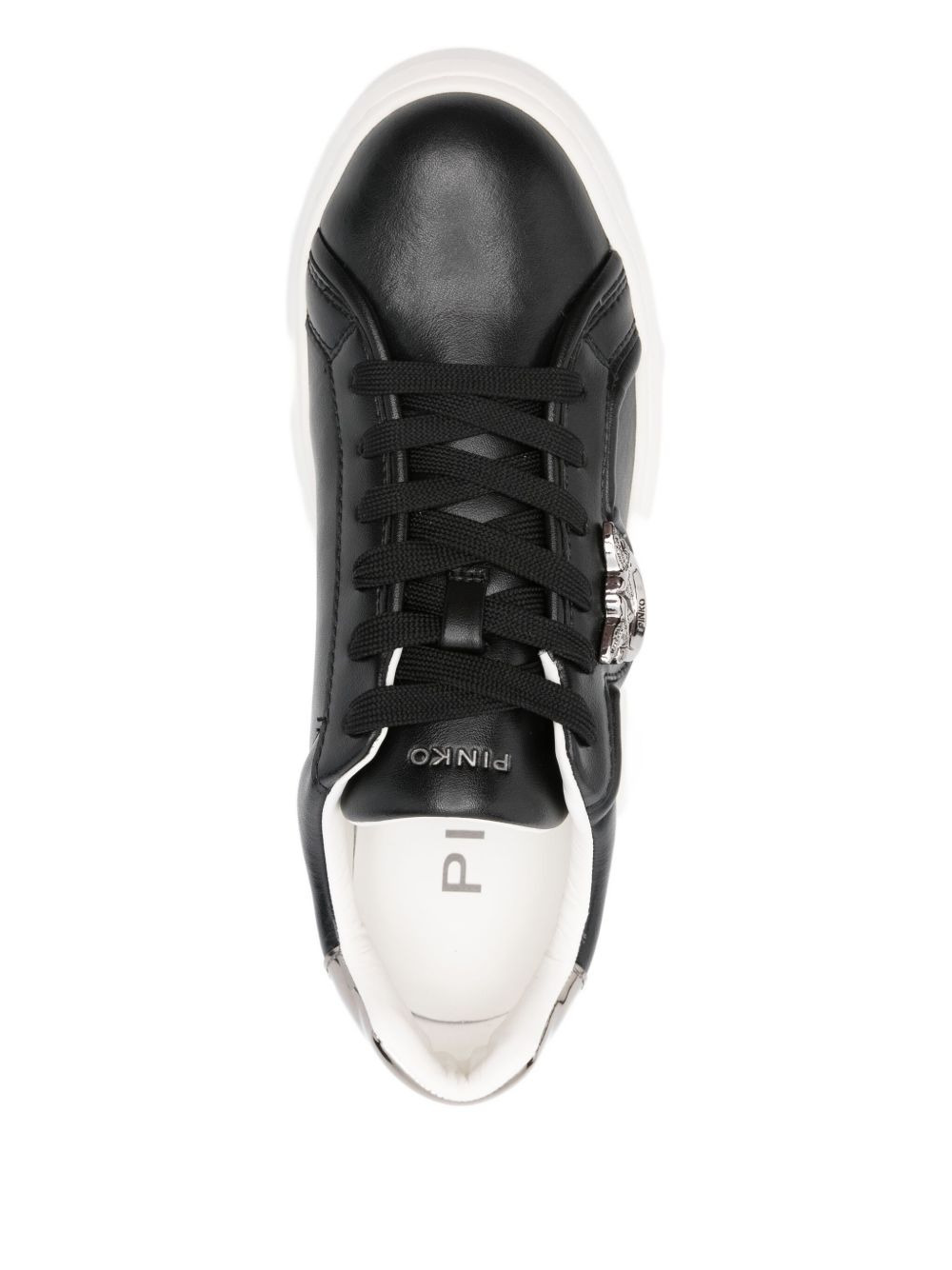 logo-detail platform sneakers - 4
