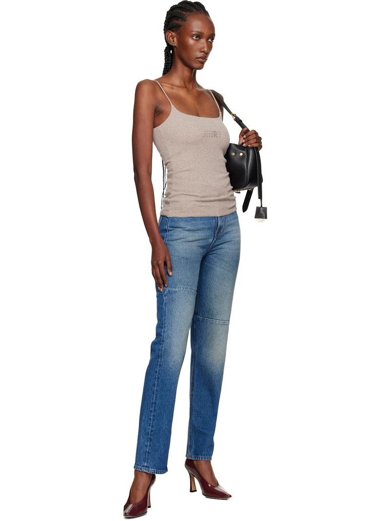 MM6 Maison Margiela Blue Tapered Jeans outlook
