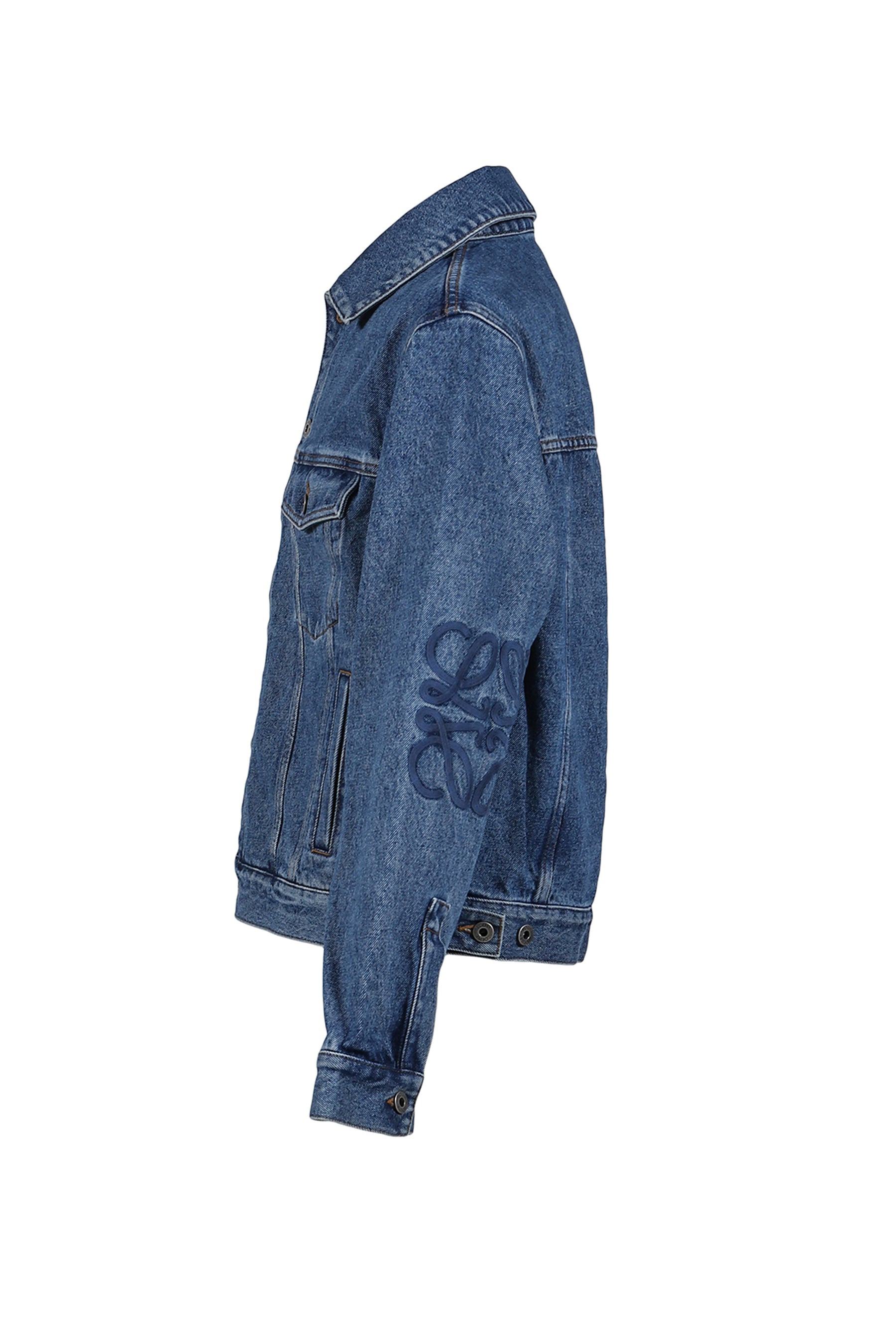 ANAGRAM JACKET / MID BLUE DENIM - 3