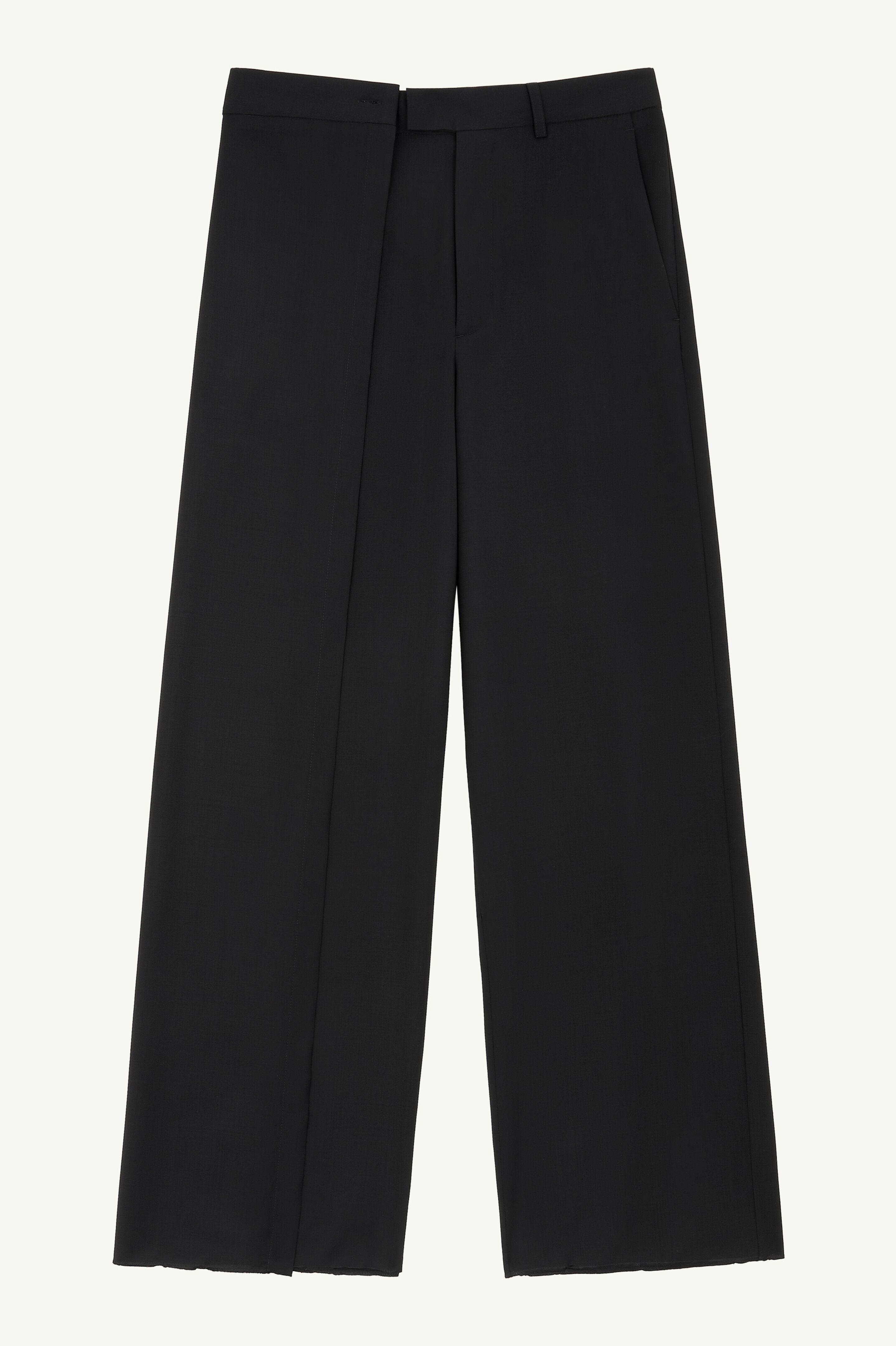 Tailoring Wool Canvas Trousers - 1