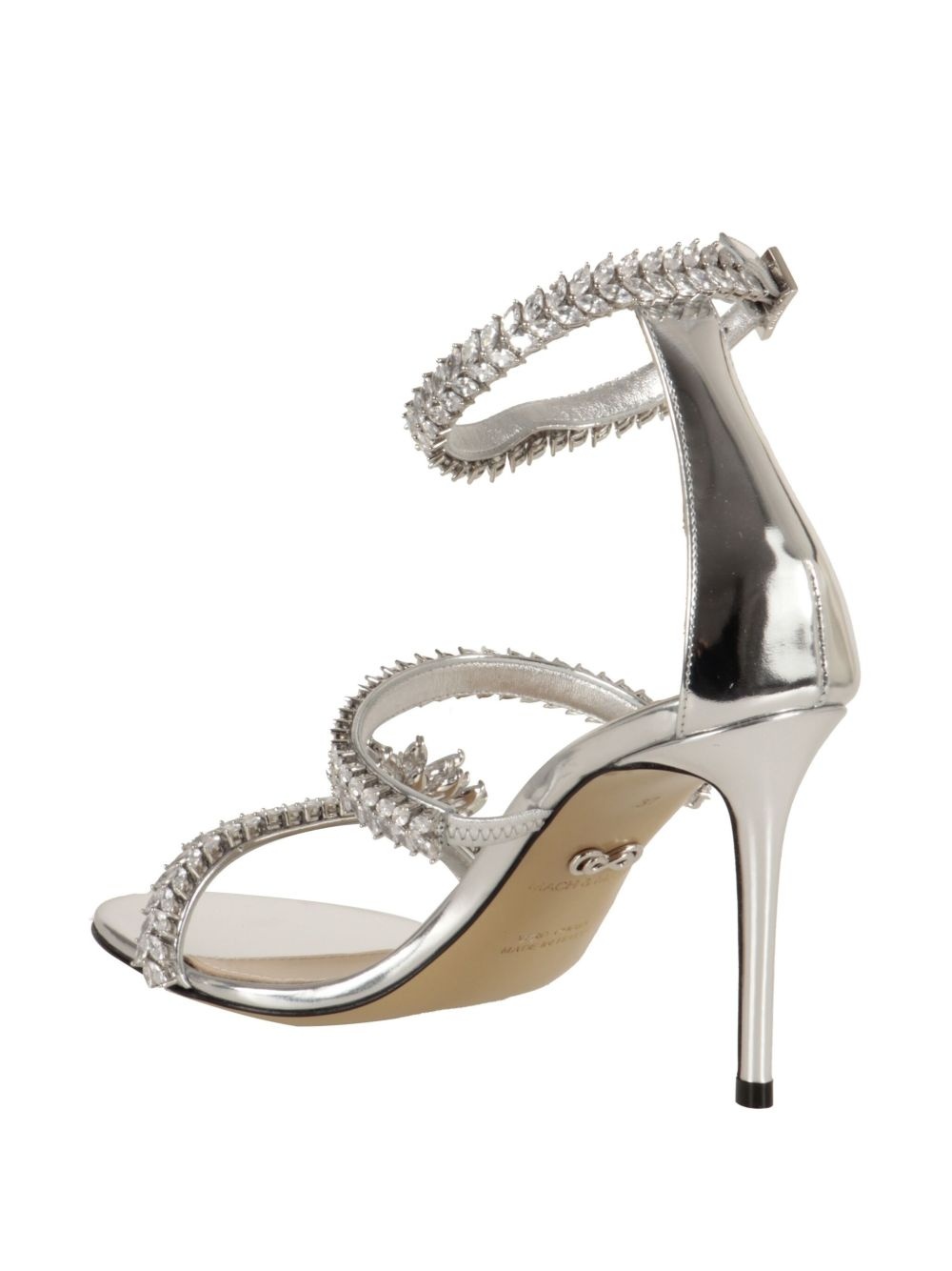 100mm crystal-embellished sandals - 3
