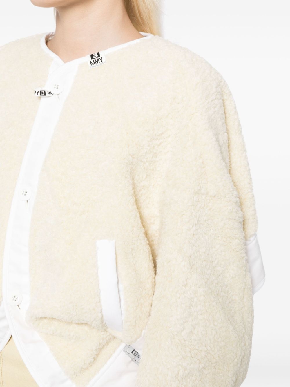 long-sleeve cropped jacket - 5