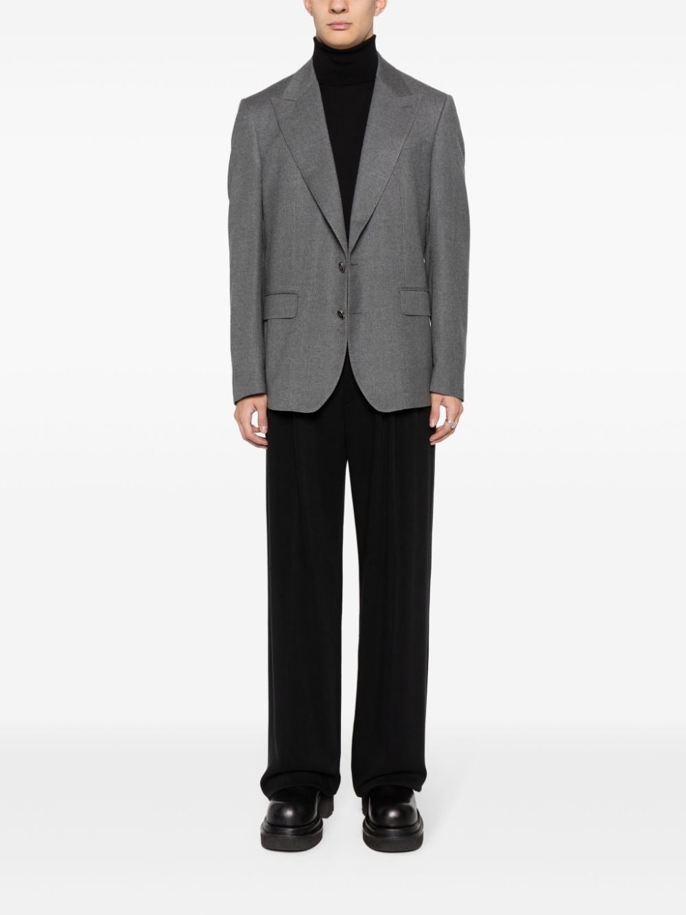 single-breasted blazer - 2
