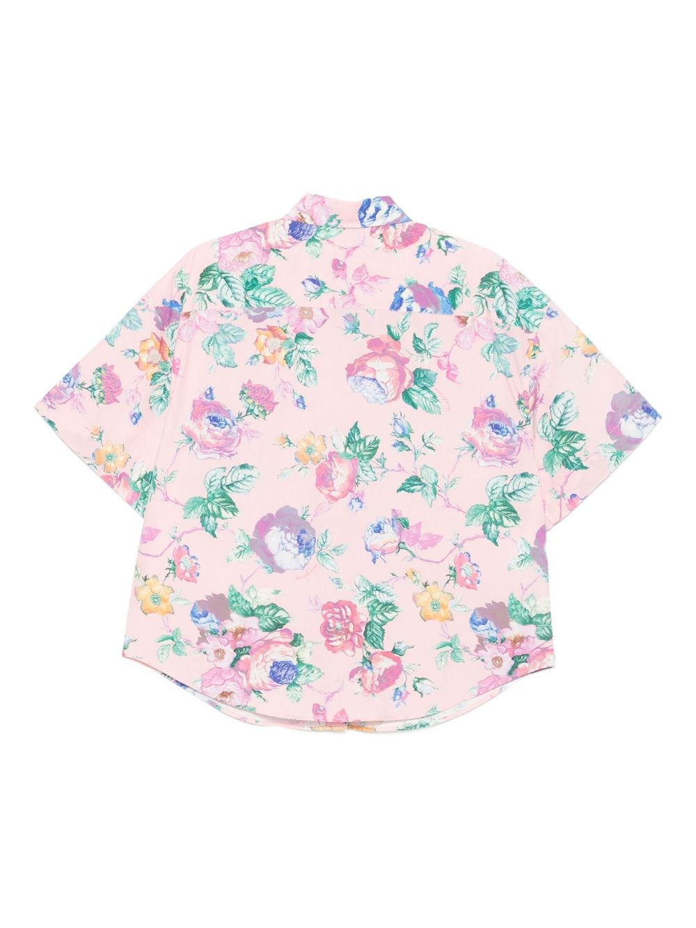floral-print short-sleeve shirt - 2