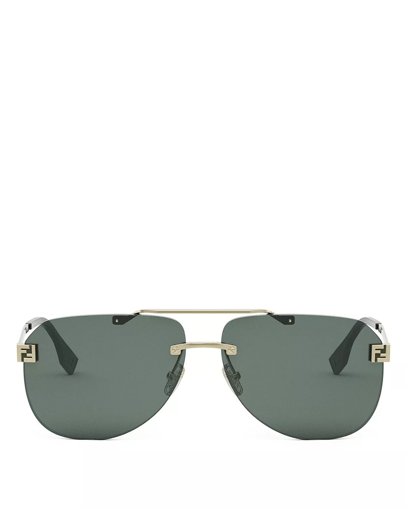 FENDI Fendi Sky Pilot Sunglasses, 61mm outlook