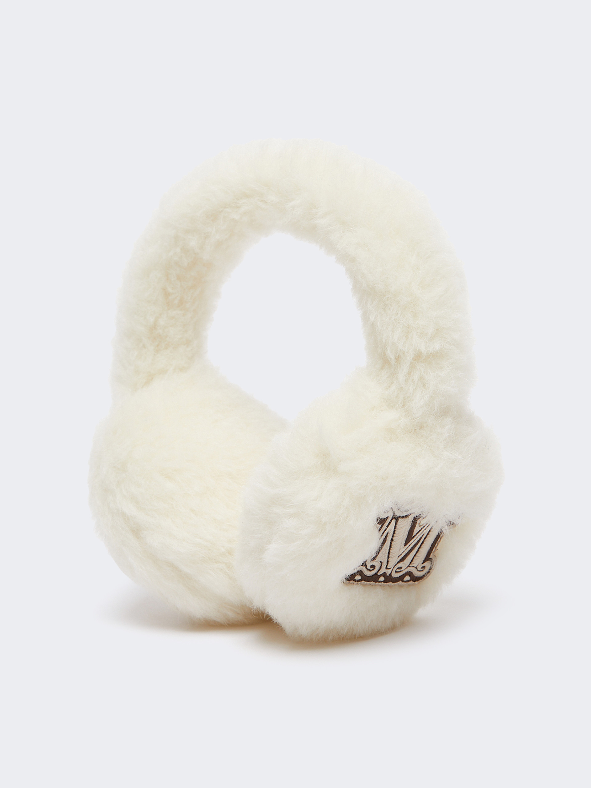 MUFFY1 Alpaca and wool Teddy fabric earmuffs - 1