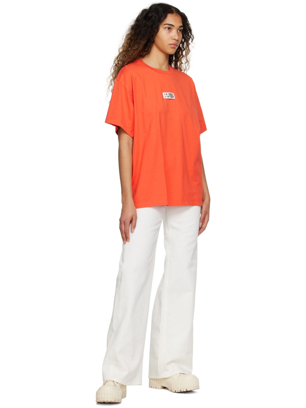 White 4-Pocket Jeans - 4