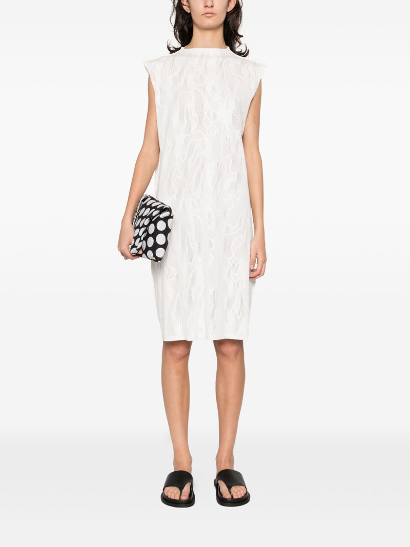 Pleats Please Issey Miyake sleeveless midi dress outlook
