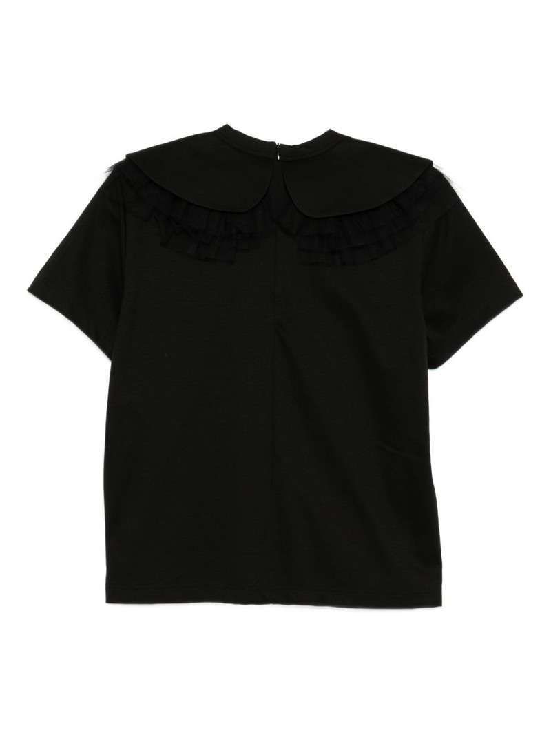 Noir Kei Ninomiya ruffled-lace top outlook