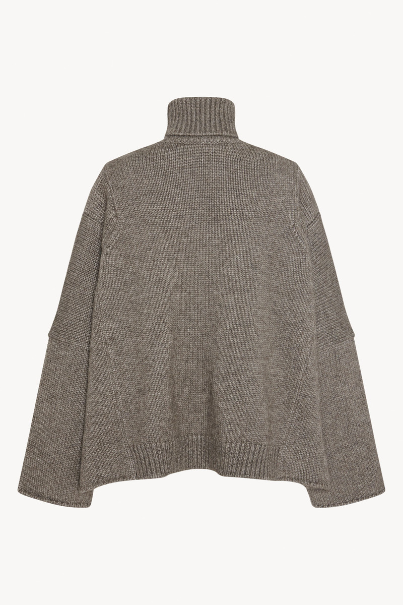 The Row Erci Top in Alpaca and Silk outlook