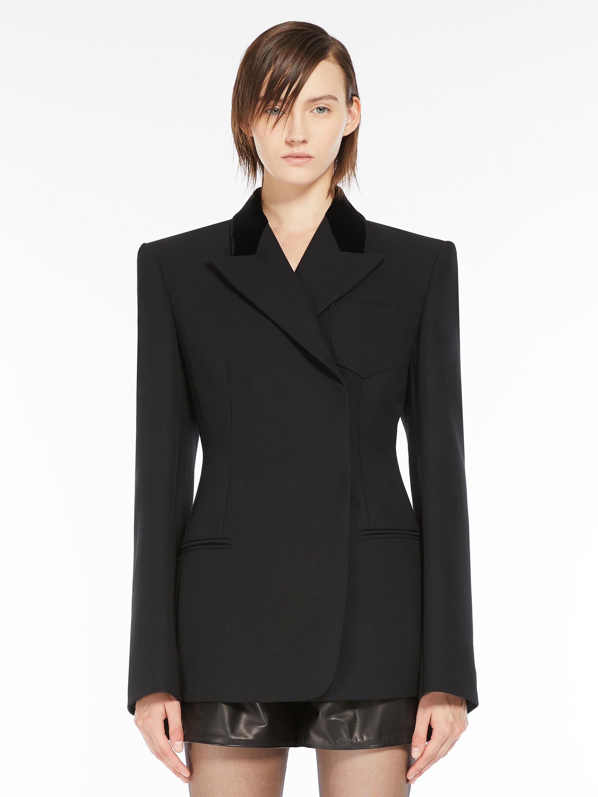 AGGRAVI1234 Tech-wool tailored blazer - 3