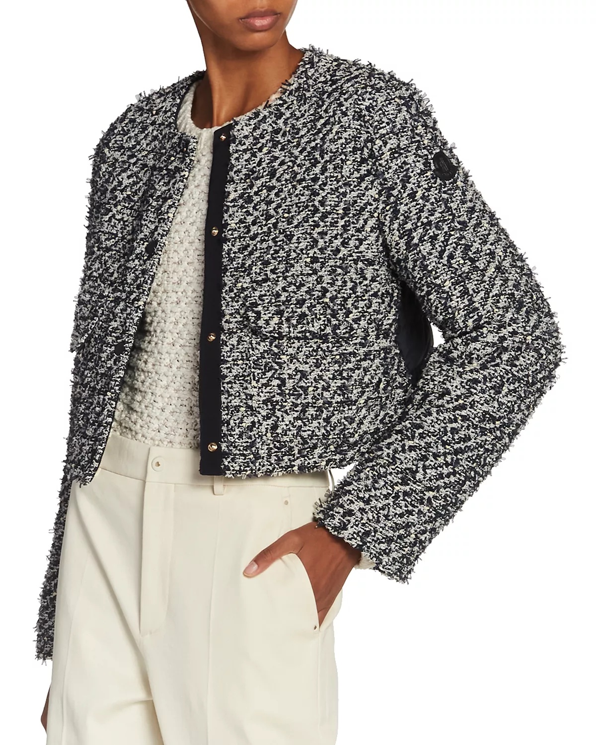 Dauphin Mixed Media Jacket - 4