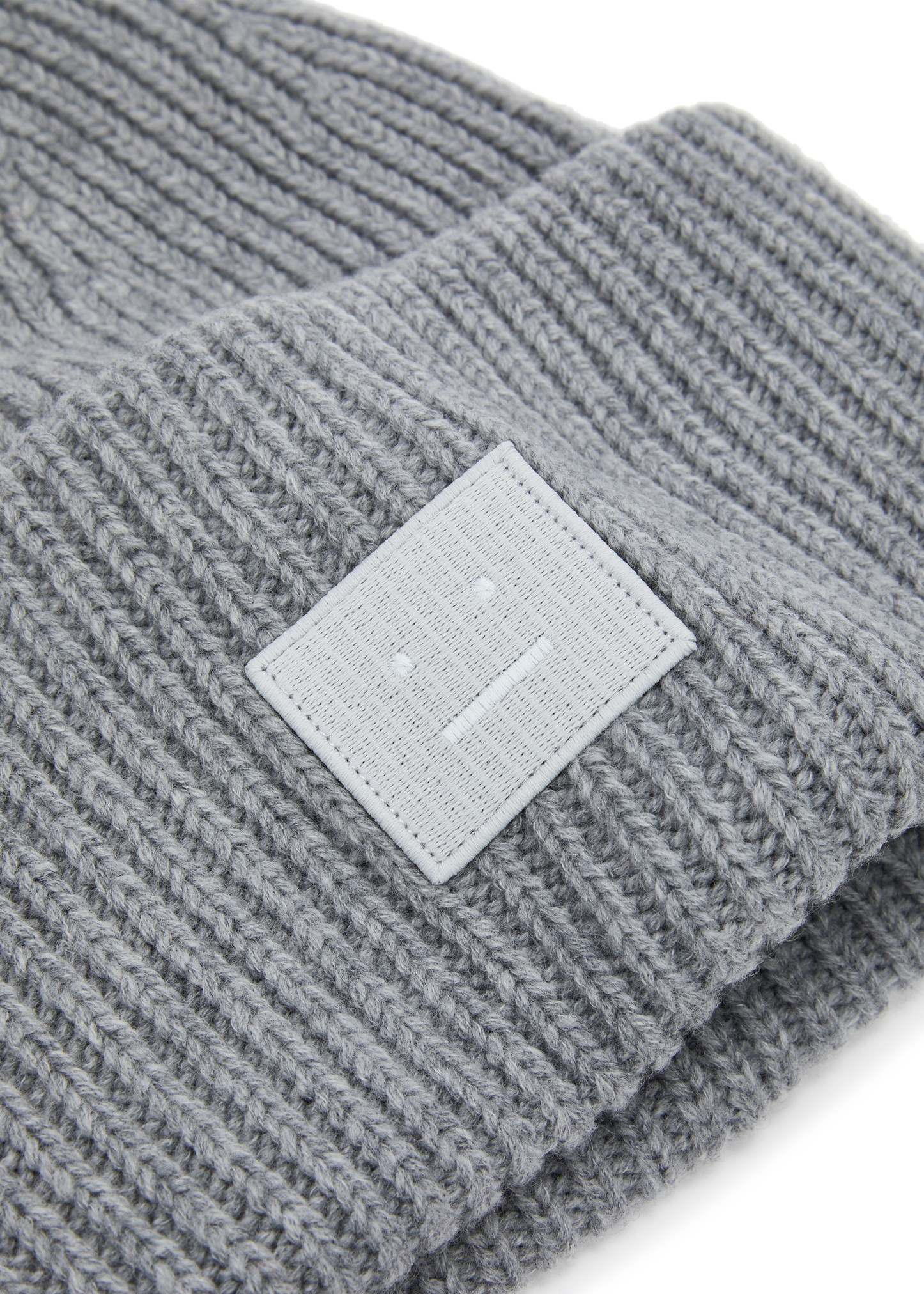 Pansy ribbed wool beanie - 3