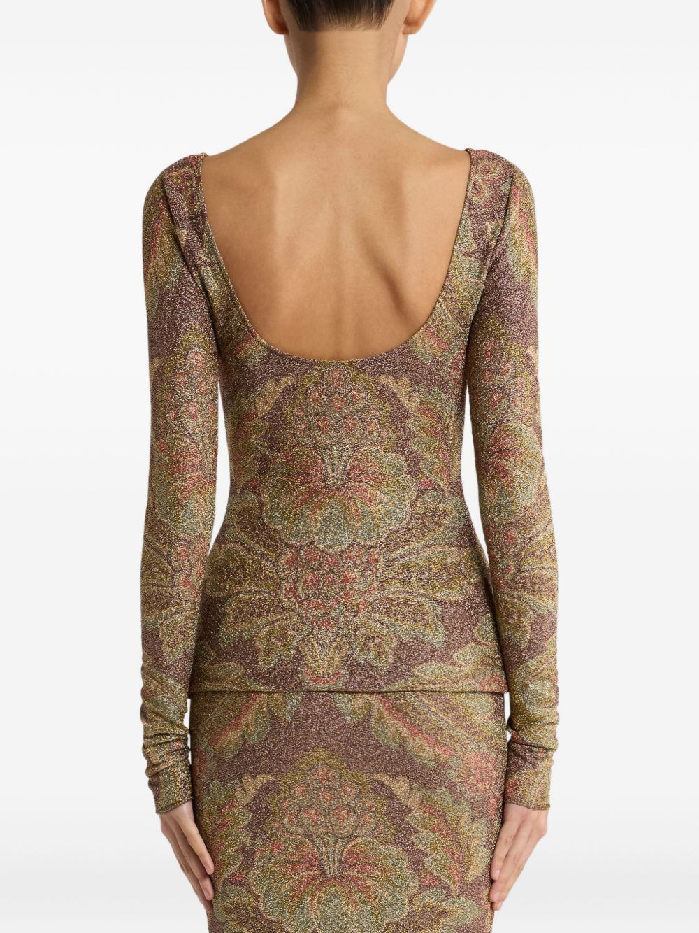 paisley glitter top - 4