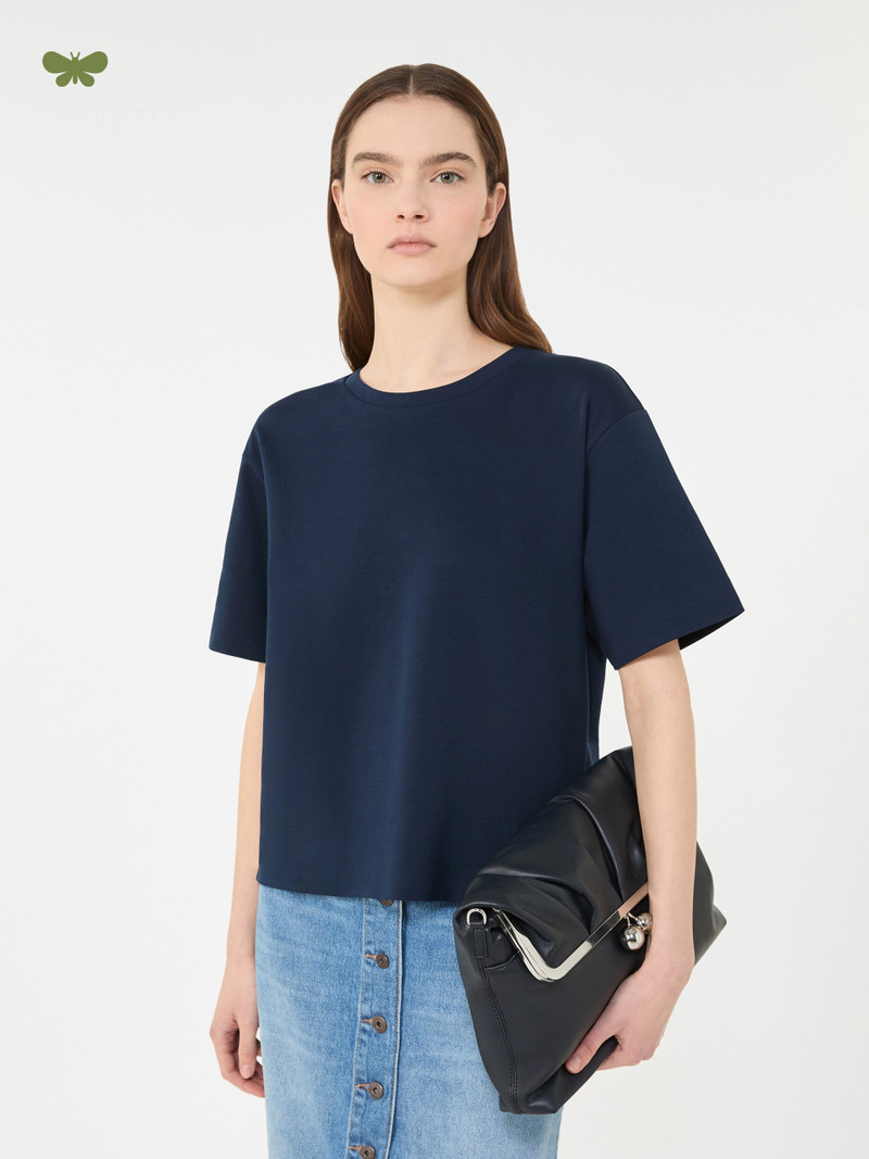 MULTID Cotton jersey T-shirt - NAVY 5