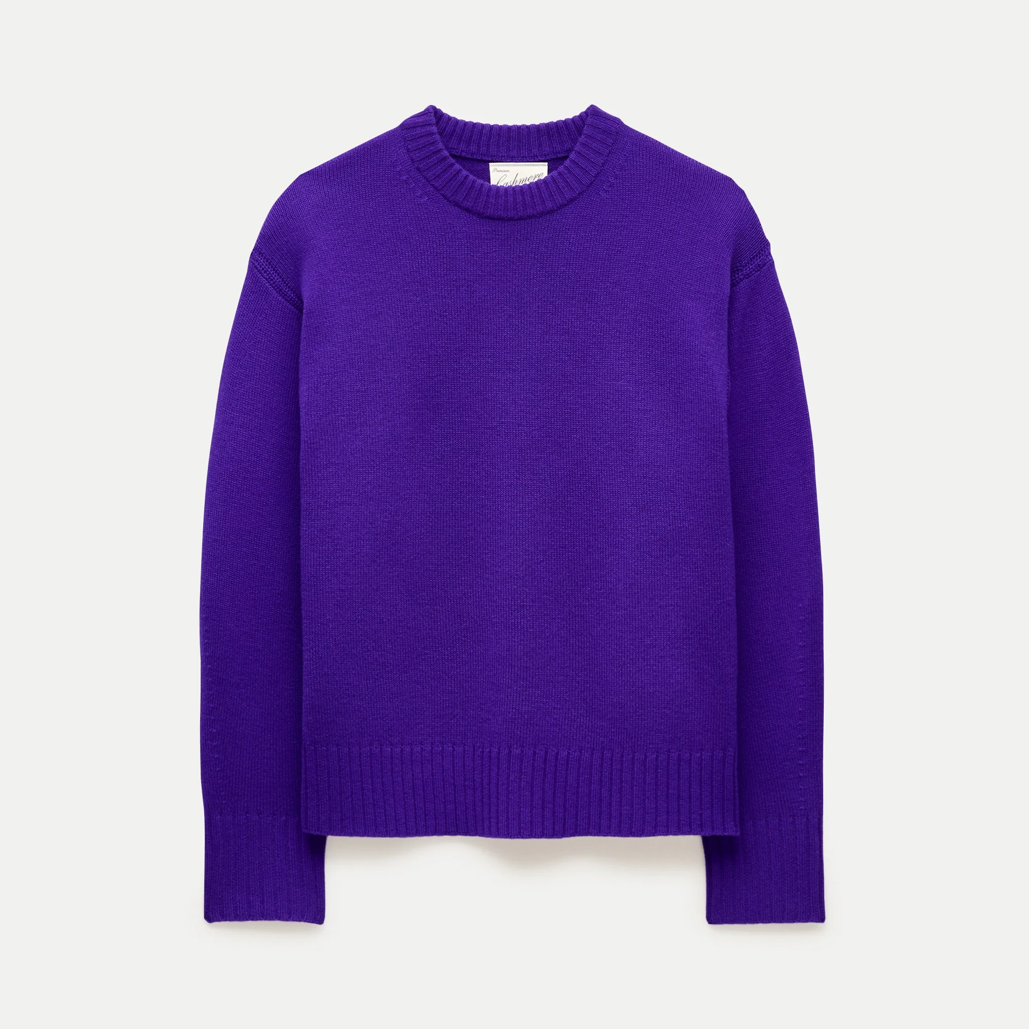 Oversized cashmere crewneck sweater - 1