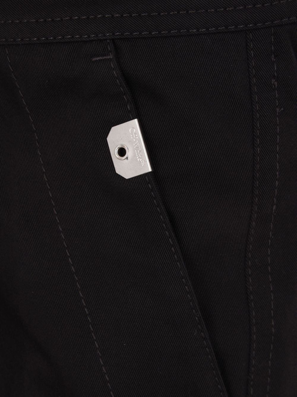 logo-embroidered cargo shorts - 4