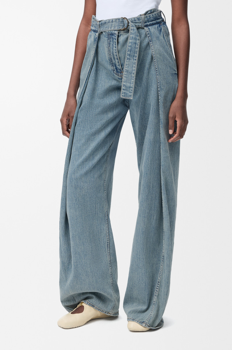 Belted jeans in denim 3