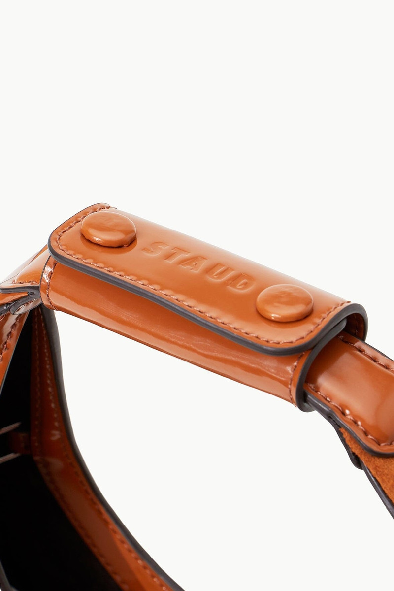 STAUD MINI MOON SPLIT BAG TOBACCO 5