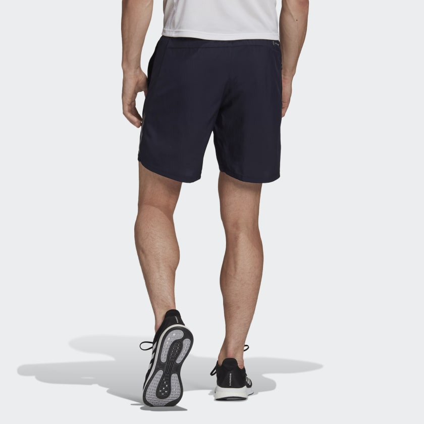 adidas Colorblock Stripe Sports Training Woven Shorts Navy Blue HB7455 - 4