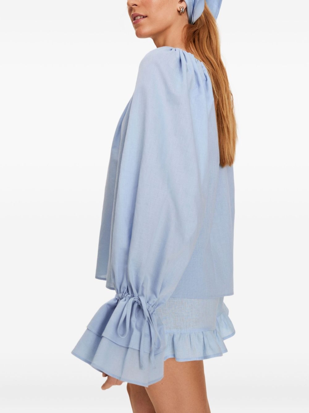 Cha Cha ruffled-hem shorts set - 4
