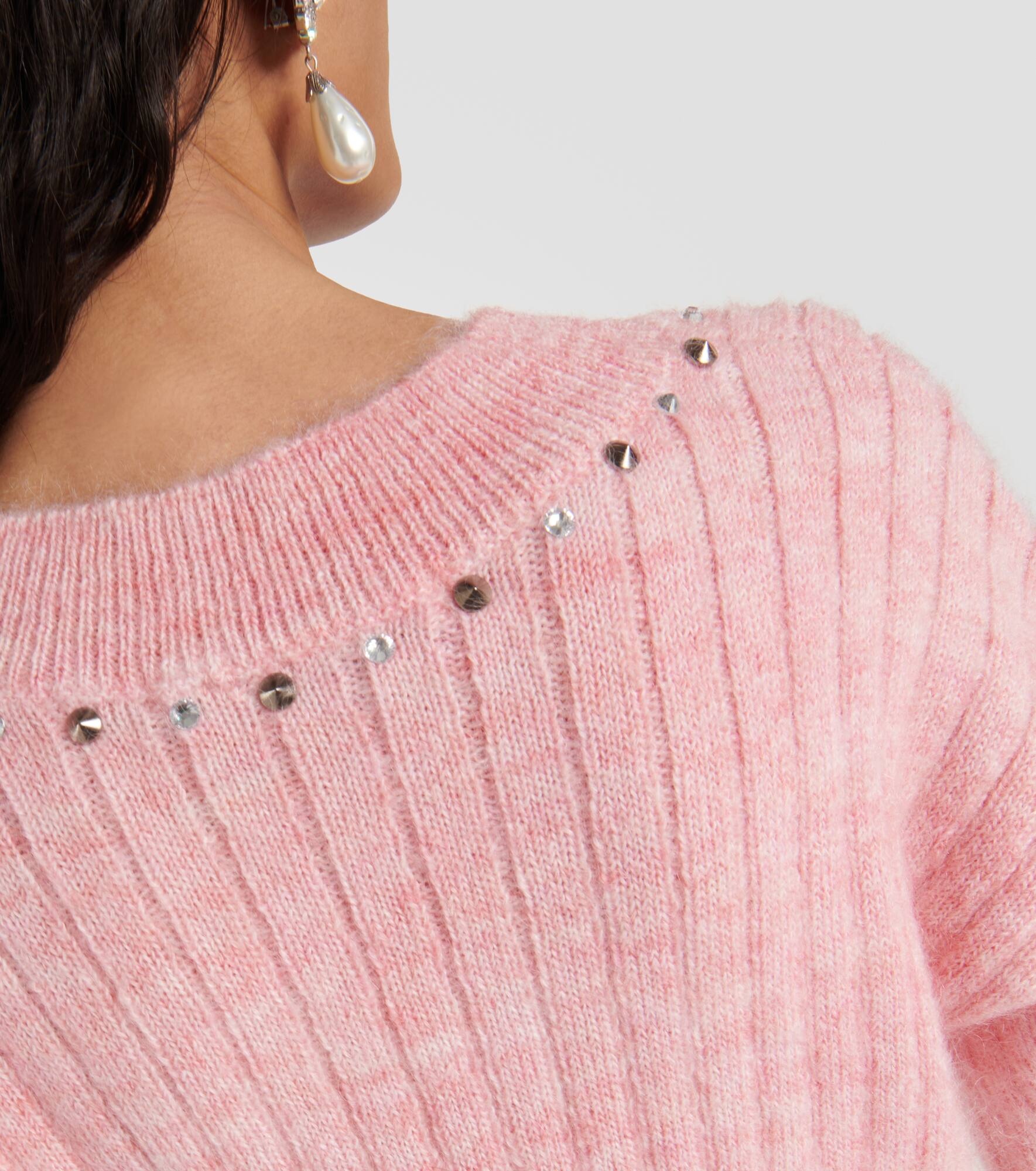 Embellished wool-blend sweater - 5