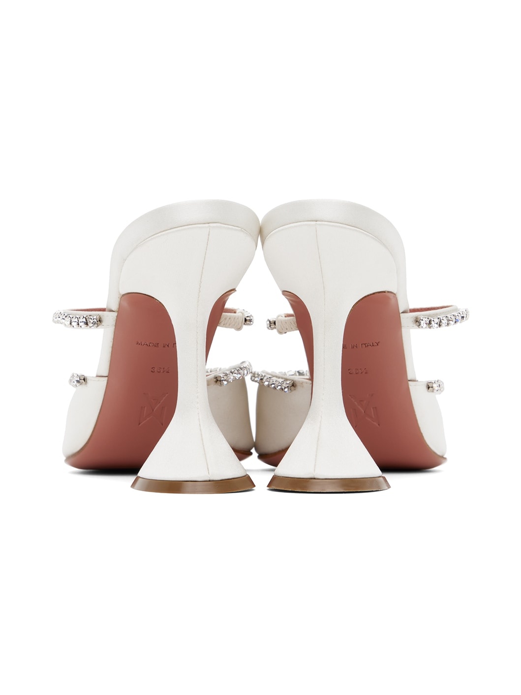 White Gilda Mules - 2