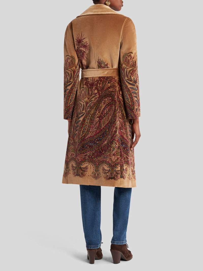 VELVET COAT WITH PRINT 4