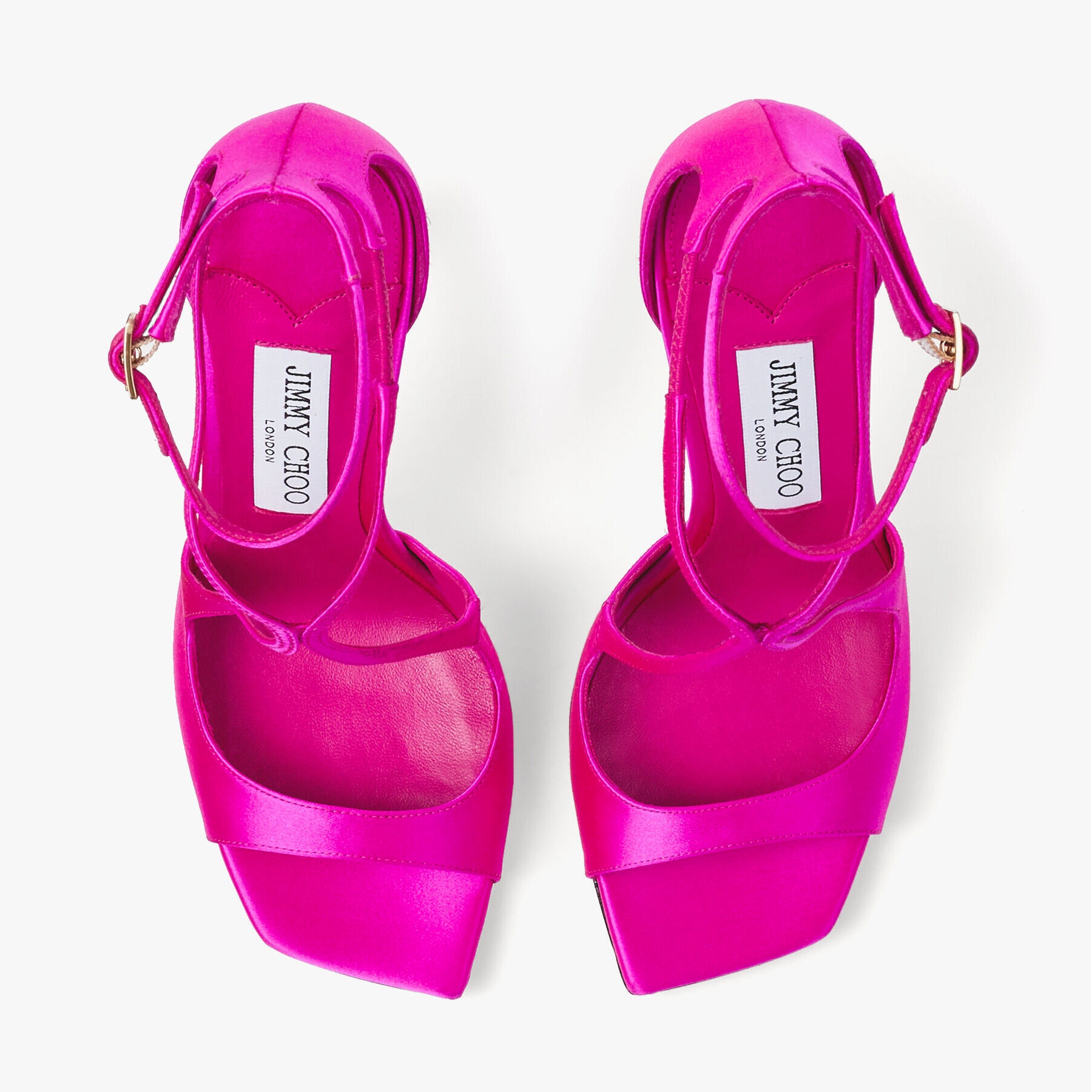 Azia 110
Fuchsia Satin Sandals - 5