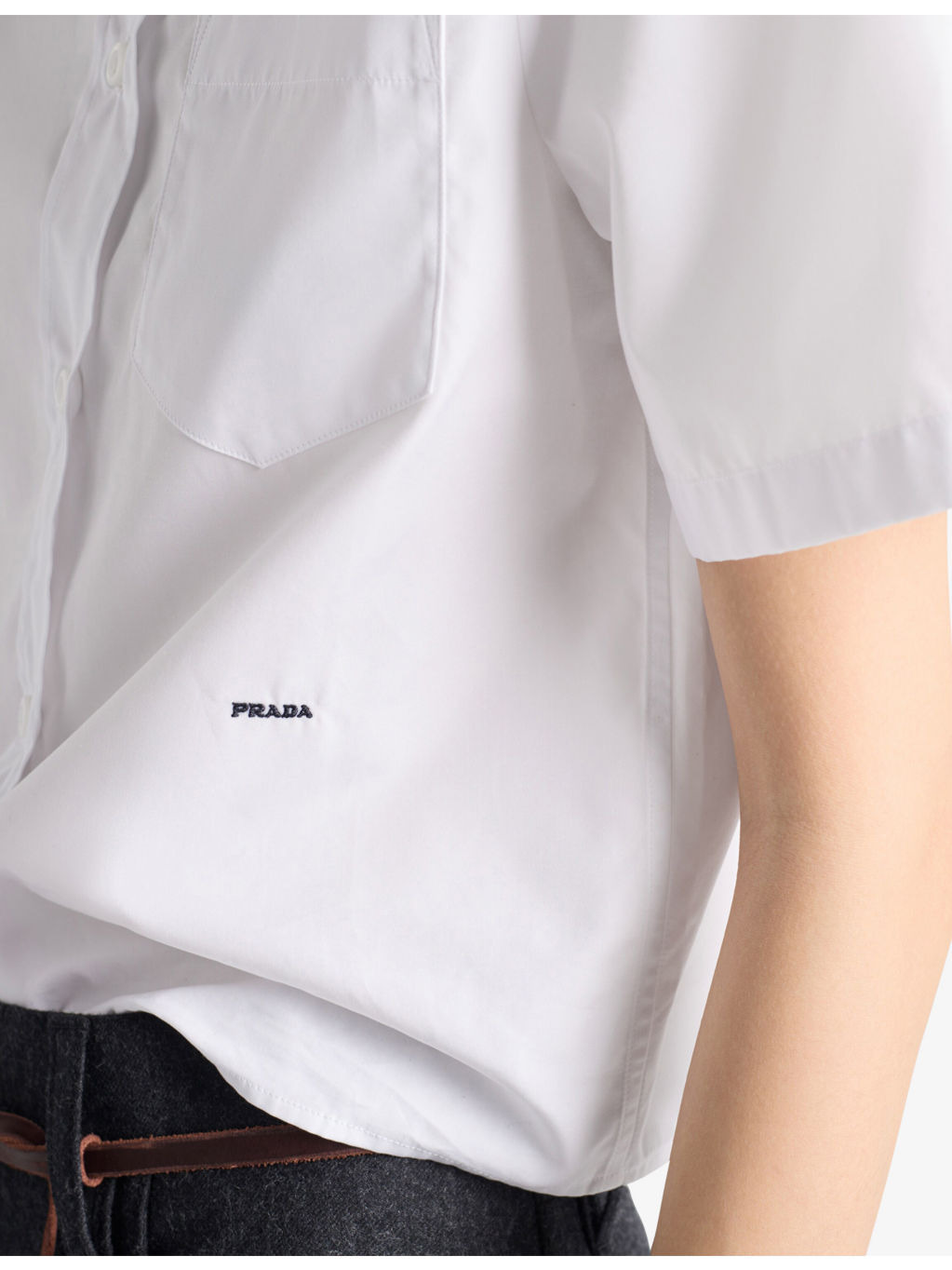 Logo-Embroidered Cotton Poplin Shirt - 6