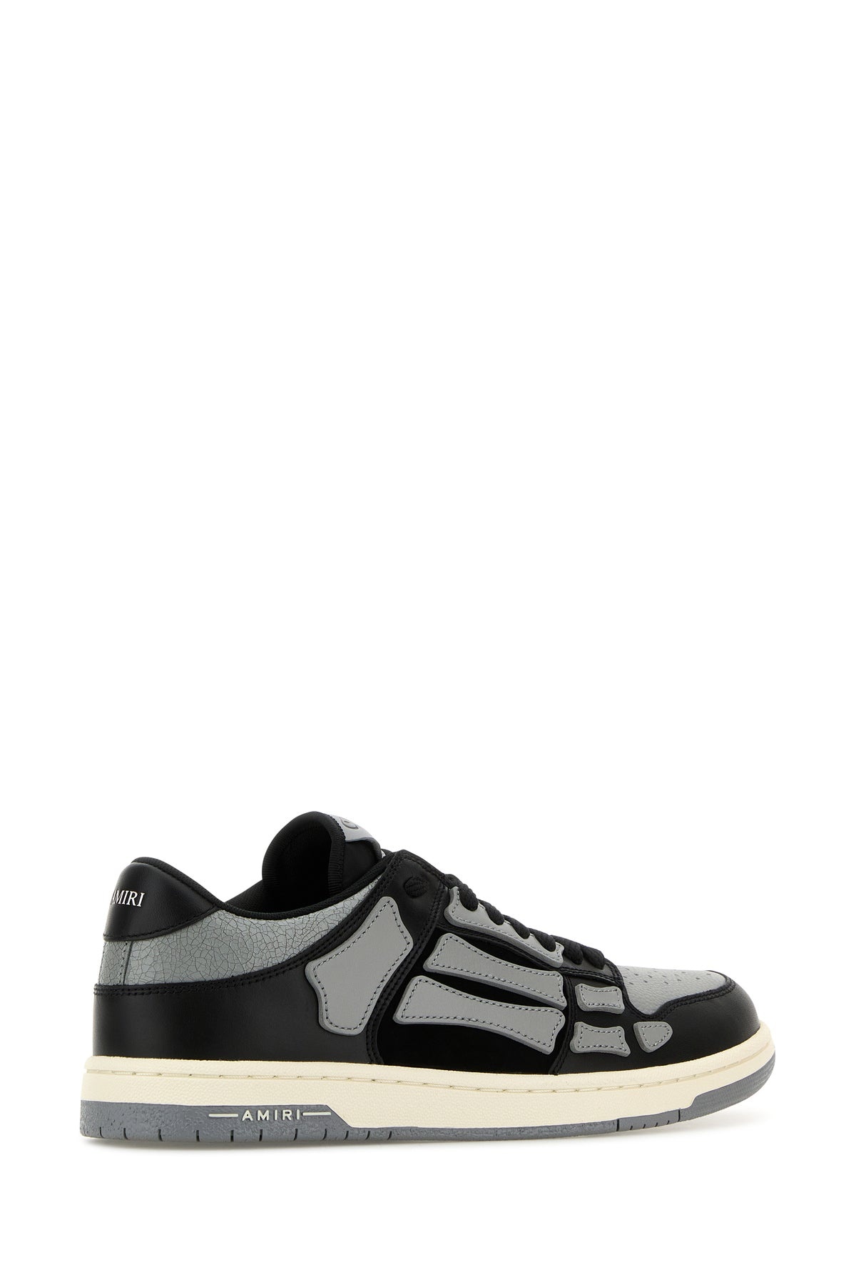 Two-tone leather Skel sneakers - 3
