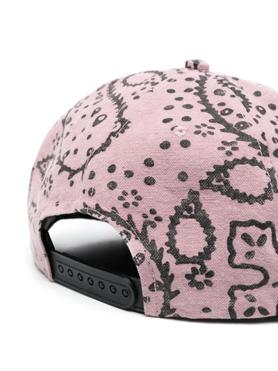 Rhude paisley print cap outlook