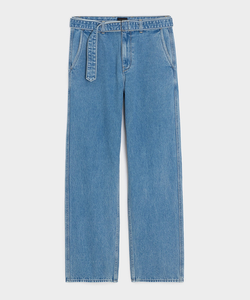 Belted Denim Trouser 1