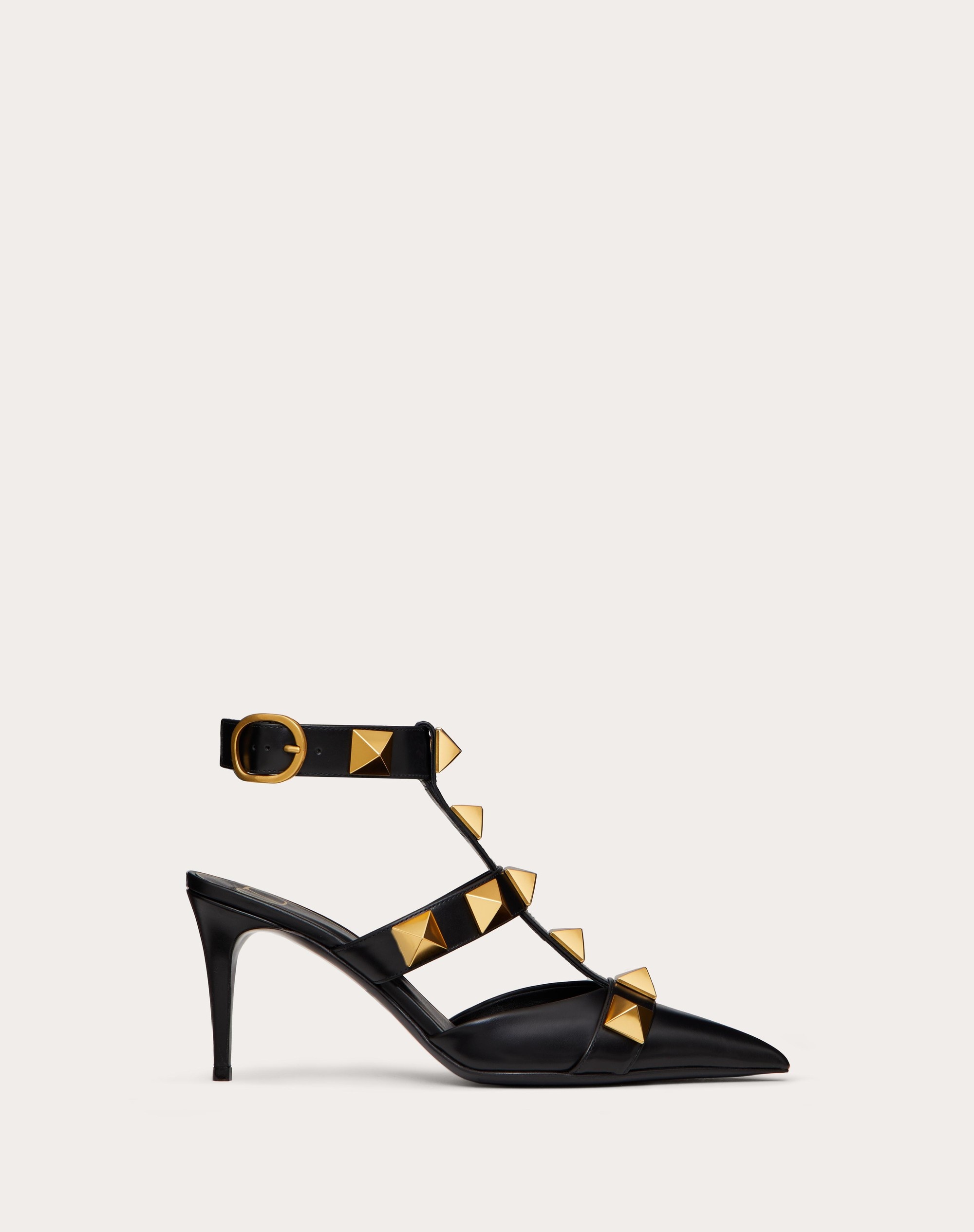 Valentino ROMAN STUD CALFSKIN PUMP 80 MM | REVERSIBLE