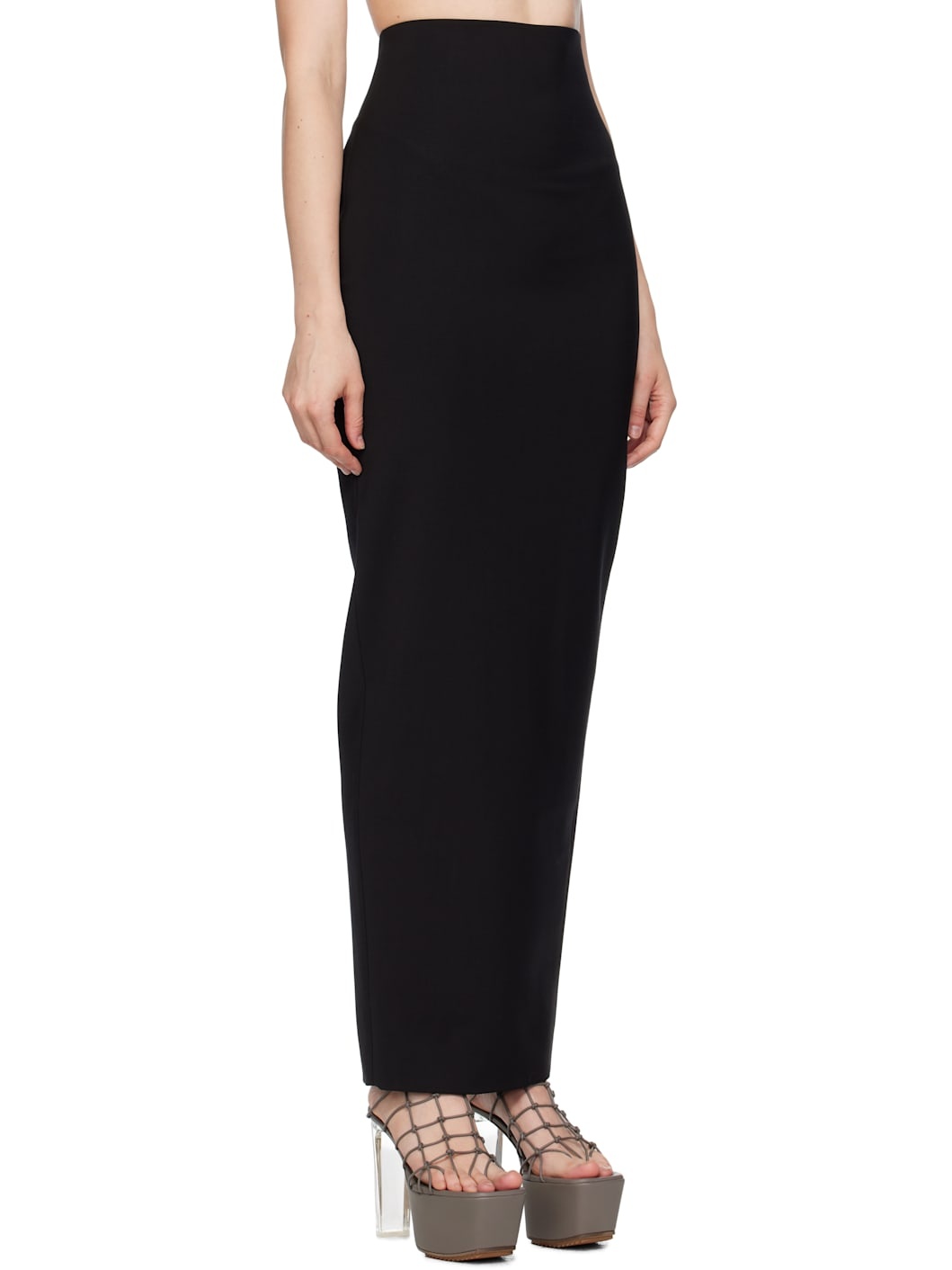 Black Concordians Dirt Pillar Maxi Skirt - 2