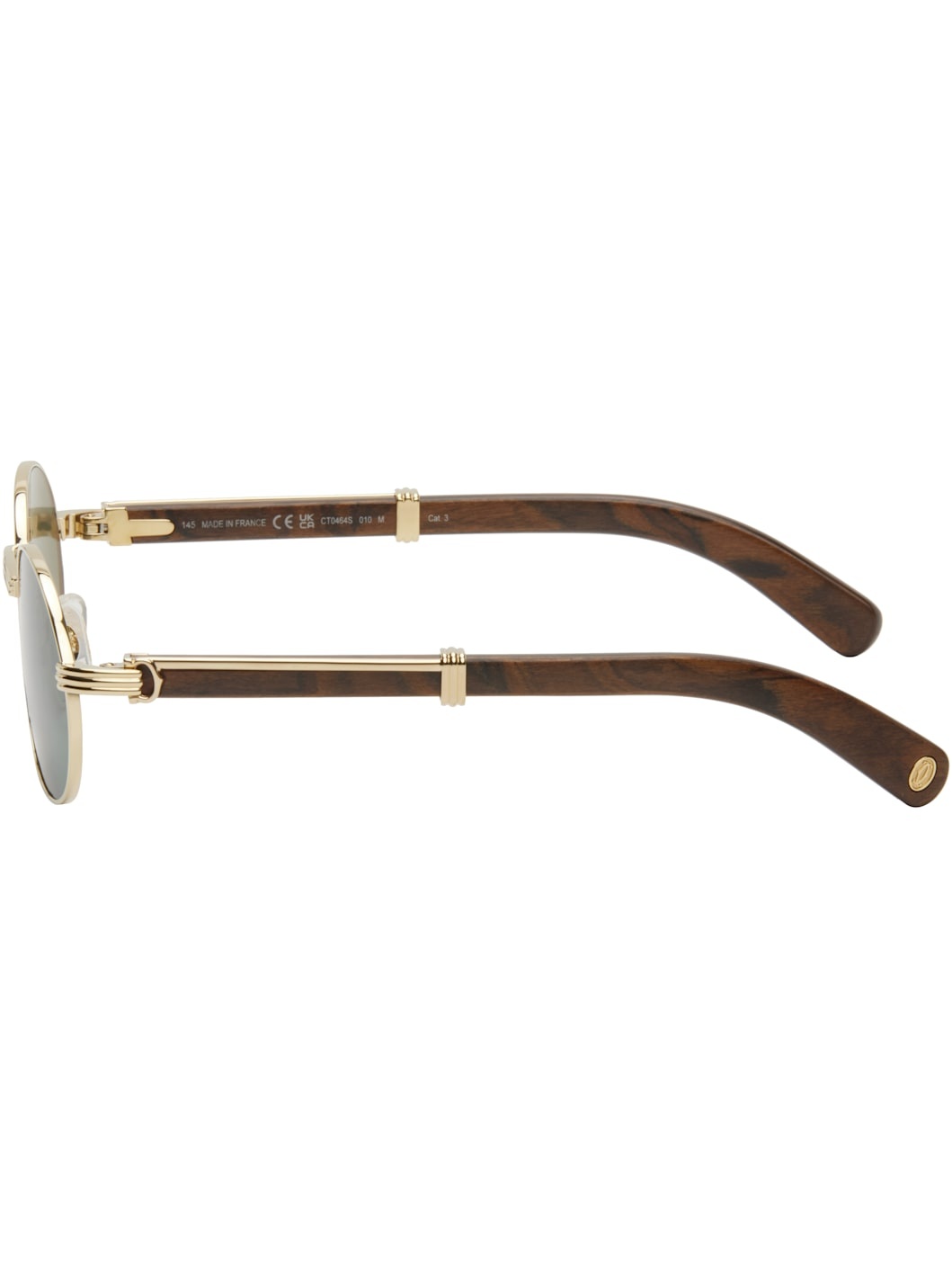 Gold 'Première de Cartier' Sunglasses - 3